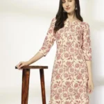 Women Floral Print Straight Kurta